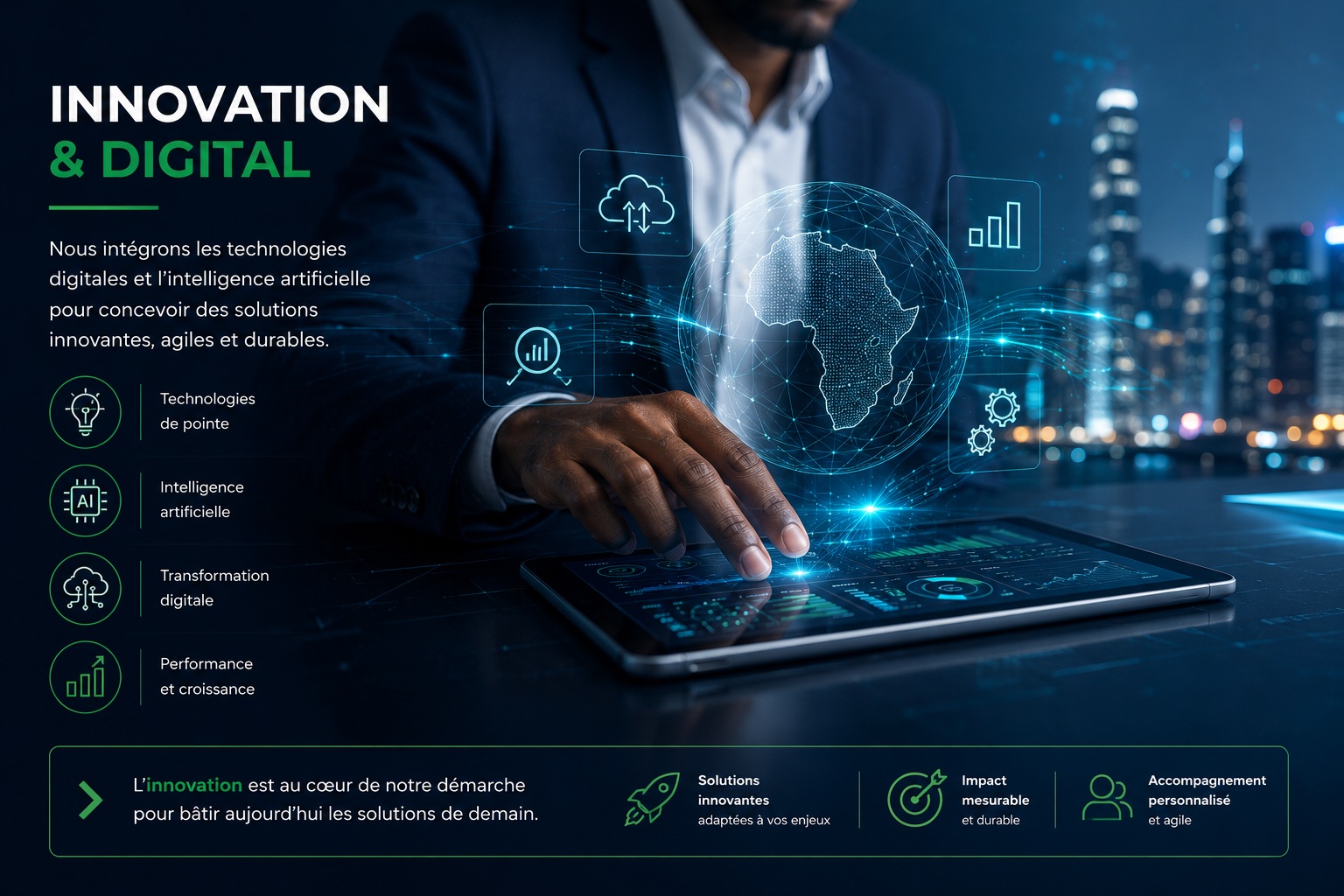 Innovation & Digital — technologies numériques et intelligence artificielle pour l'Afrique